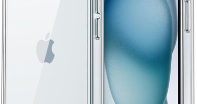 JETech Capa para iPhone 15 6,1 Polegadas, Case Protetora de Telefone à Prova de Choque Não-Amarelecimento, Capinha Parte Traseira Transparente Anti-Riscos (Claro)