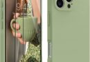 AOTESIER Capa compatível com iPhone 16 Pro Max, silicone atualizado [proteção da câmera][compatível com Magsafe], forro de microfibra antiarranhões interno com [2 protetores de tela], verde-chá