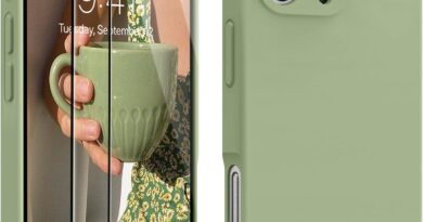 AOTESIER Capa compatível com iPhone 16 Pro Max, silicone atualizado [proteção da câmera][compatível com Magsafe], forro de microfibra antiarranhões interno com [2 protetores de tela], verde-chá