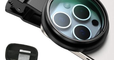 APEXEL CPL Filtro polarizador circular polarizador de 52 mm para iPhone/DSLR para lente de câmera iPhone 16 15 14 13 12 Pro Max Samsung Galaxy Huawei com anel adaptador, clipe universal