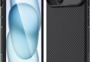 Capa Anti Impacto Nillkin Modelo CamShield Pro Compatível com iPhone 15 (6.1 Pol) (Preto)