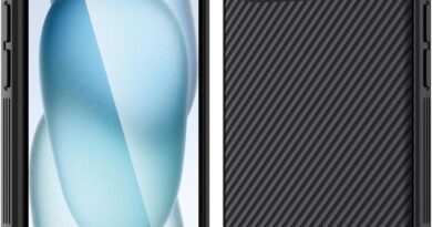 Capa Anti Impacto Nillkin Modelo CamShield Pro Compatível com iPhone 15 (6.1 Pol) (Preto)