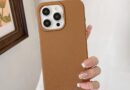 GANGANPRO Capa de couro compatível com iPhone 16 Pro Max, proteção contra quedas de nível militar, capa protetora antiarranhões fina antiderrapante para iPhone 16 Pro Max 6,9 polegadas (marrom)
