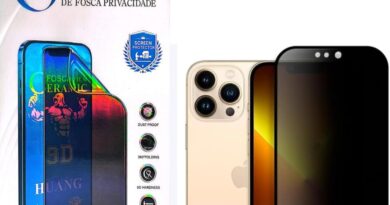 Película Protetora Cerâmica Fosca Privacidade iPhone X 11 12 13 14 15 16 E PRO MAX ANTI ESPIÃO (XSMAX/11PROMAX)