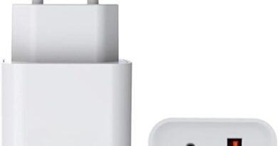 Carregador Universal Ultra Rápido Duo 40W – USB-C PD & USB-A QC 4.0 (9.1A). Compatível com iPhone, Samsung Galaxy, iPad, Xiaomi, Smartphones Android e Tablets. Bivolt.