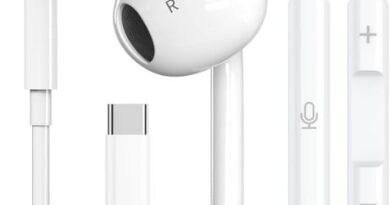 Fones de ouvido USB-C Compatível iPhone 16/15 Pro Max Plus, tipo C, com fio, microfone e controle remoto, com cancelamento de ruído para iPhone 16/15 iPad Pro, Galaxy S23/S22/S21/Ultra Note 10/20