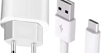 Carregador 30W Turbo + Cabo USB-C – Compativél Com Novo iPhone 15/16 e Galaxy/Android Premium® (Dupla entrada USB)