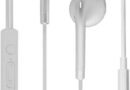 Fone de Ouvido com Fio Premium P2, Earbud Intra-Auricular, Microfone Integrado, 3ª Geração, Branco – Compatível com Smartphones, Tablets, Notebooks, PCs e Consoles.