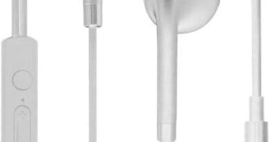 Fone de Ouvido com Fio Premium P2, Earbud Intra-Auricular, Microfone Integrado, 3ª Geração, Branco – Compatível com Smartphones, Tablets, Notebooks, PCs e Consoles.