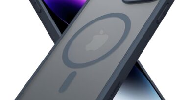 Capa Capinha Anti Impacto Magnética Fosca Slim com Protetor de Câmera Case Compatível com iPhone (Azul, iPhone 15 Pro Max)