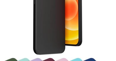 Capa Case Premium Compatível AppIe iPhone 15 Silicone Aveludada Proteção de Câmera (AZUL DARK)