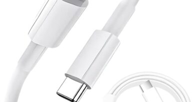 Cabo USB-C para iPhone 30W, Compatível com iPhone 7 ao 14 Pro Max, 1 Metro, Branco, Super Resistente Alta Velocidade