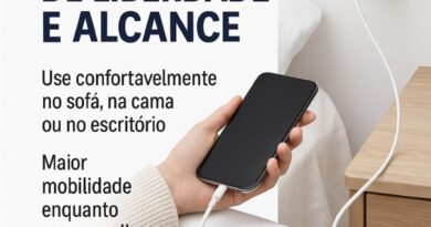 Cabo USB Lightning Reforçado 2 Metros Compatível com iPhone 6 7 8 X Xs 11 Se 12 Xr 13 14 Pro Max Carregamento Rápido e Sincronização