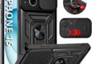 Capa Capinha Armor Anti Impacto Ring Luxo Para iphone 15 (Tela 6.1) + Anel Giratorio + Proteção De Câmera – Proteção Militar