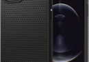 Spigen Capa Liquid Air Armor Projectada para Apple iPhone 12 / iPhone 12 Pro – Preto Fosco
