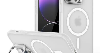 Capinha Capa Case tecnológica Premium Para iPhone 16 Pro Max de 6,9 Polegadas – Anti impacto e proteção para câmeras com suporte retrátil e acabamento Micro-Mate Fosco (TRANSPARENTE MICRO-MATE)
