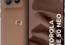 Smartphone Motorola Edge 50 Neo 5G – 256GB 16GB (8GB RAM+8GB Ram Boost) 50MP Sony Camera Moto AI Ultrarresistencia militar Mocha Mousse – Vegan Leather