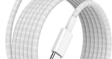 Cabo USB-C Tipo C Turbo, Compatível com Iphone 15/15 Pro/15 Pro Max/16/16 Pro/16 Pro Max e Android, Carregamento Rápido e Transferência de Dados, Cabo Nylon Trançado Resistente (1 metro)