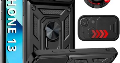Capa Capinha Armor Anti Impacto Ring Luxo Para iphone 13 (Tela 6.1) + Anel Giratorio + Proteção De Câmera – Proteção Militar