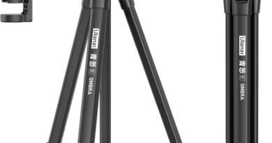 Tripé de viagem ULANZI Ombra MT-55, tripé de câmera profissional de 158 cm, alumínio, carga máxima de 8 kg, compatível com filmadora Nikon Canon DSLR, suporte de telefone incluído