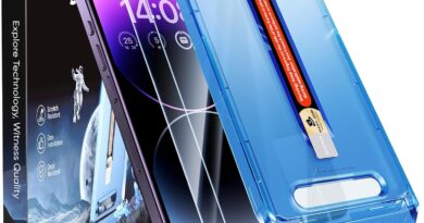 MAGIC JOHN Pacote com 2 películas protetoras de tela de vidro temperado para iPhone 14 Pro Max de 6,7 polegadas, instalação automática de eliminação de poeira, sem bolhas, compatível com ilha dinâmica, transparente HD,