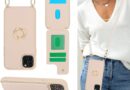 Lipvina Capa de telefone para iPhone 11 Pro Max com suporte para cartão e alça para mulheres, cordão transversal, suporte de anel de suporte, fecho de pressão, capas carteira de telefone 6,5 polegadas