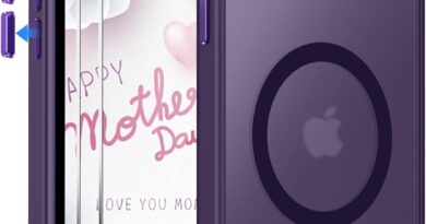 LeYi Capas roxas para iPhone-11-Pro-Max com protetor de tela X2 + capa de câmera X2: [Compatível com MagSafe] Capa protetora magnética de grau militar para iPhone 11promax i Phone 11pro max, roxa