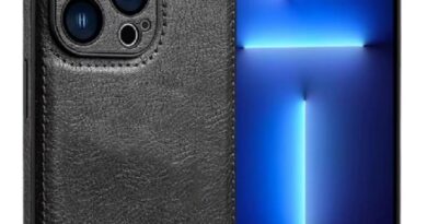 Capa Capinha Protetora Couro Pu Luxo Compatível iPhone 15 Pro Max