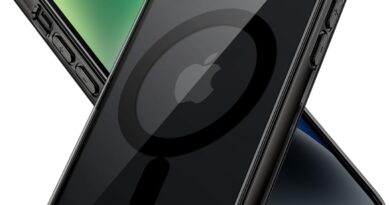 JETech Capa Magnética para iPhone 14 6,1 Polegadas Compatível com o Carregamento sem fio MagSafe, Case para Celular à Prova de Choque, Capinha Parte Traseira Claro Anti-Riscos (Preto)