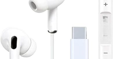 Fone de Ouvido com Fio Premium Tipo-C, 2ª Geração, Anti-Ruído (99,15%), Cabo de Tecido – Compatível com Samsung, Motorola, LG e Smartphones USB-C.