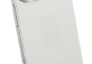 Capa Case Bumper Metal Minimalista Premium Com Proteção De Câmera Para iPhone 15 Pro Max – Titânio Natural