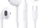 Fone de Ouvido Tipo C com Microfone – Compatível com Todos Celulares com Entrada USB-C, Smartphones, Tablets, Notebooks, Iphone e Android, Com Fio, Estéreo