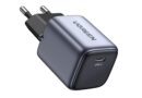 UGREEN Carregador Tipo USB C 30W GaN Tech, Carregador Gan Nexode Mini USB tipo C Tomada de Parede Compatível com iPhone 15 Pro Max/14/13/12, MacBook Air M1 M2, iPad Pro/Air/Mini, Galaxy S22-Cinzento