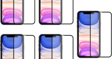 Kit 5 Película De Vidro 3D Tela Toda Para iPhone (iPhone 11 / XR)