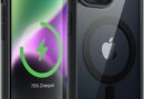 JETech Capa Magnética para iPhone 14 6,1 Polegadas Compatível com MagSafe, Case Protetora, Moldura de TPU Fosco, Capinha Parte Traseira Transparente Antiarranhões (Meia Noite)