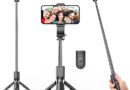 Bastão de selfie portátil, tripé portátil para telefone com controle remoto sem fio removível, tripé de bastão de selfie para iPhone 14, 13, 12, 11, Pro, Xs Max Xr X 8 7 Plus, Android TUBARÃO STORES