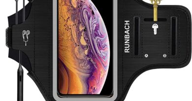 Braçadeira para iPhone 15 Pro Max/15 Plus/iPhone 14 Pro Max/14 Plus/13 Pro Max/12 Pro Max/11 Pro Max/iPhone Xs Max, braçadeira de exercício de corrida à prova de suor com slot para cartão para iPhone Max (preto)