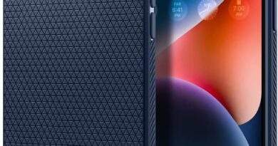 Spigen Capa Liquid Air Compativel com Apple iPhone 14 Case (2022) – Navy Blue