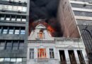 VEJA IMAGENS de incêndio em lojas no Centro Histórico de Porto Alegre