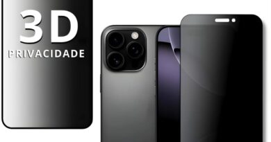 Película Privacidade Vidro 3D IPHONE X/11/12/13/14/15/16E / 17 AIR PRO MAX,PROTEÇÃO TOTAL, Anti-Riscos e Anti-Espião (13/13 PRO / 14 / 16E)