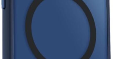 Capa Magnética para Samsung Galaxy S25 Edge, Capinha Compatível com MagSafe, Resistente a Impactos, Proteção da Câmera (Azul-marinho)