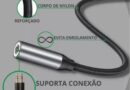 Kit com 2 Adaptadores Premium P2 – Compatível com Lightning iPhone 6/7/8/X/11/12/13/14 Pro Max e Fones de Ouvido Universal.