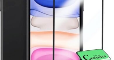 Película Protetora de Cerâmica para iPhone 11, Cobertura Total, Não Quebra