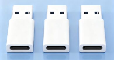 Adaptador USB para USB C (pacote com 3) Conversor de cabo carregador tipo C para USB A para MacBook Pro, Samsung Galaxy, smartphones, laptop, carro e mais, branco