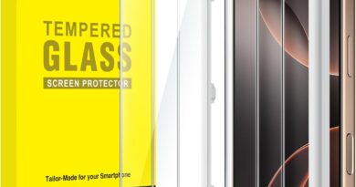 JETech Película de Vidro Temperado para iPhone 16 Pro Max 6,9 Polegadas, Protetor de Tela com Ferramenta de Fácil de Instalar, Amigável ao Caso, HD Transparente, Pacote com 3