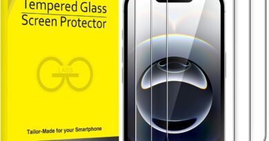 JETech Película de Vidro Temperado de Cobertura Total para iPhone 16e 6,1 Polegadas 2025, Protetor de Tela 9H, Compatível com Capas, HD Transparente, Pacote com 3