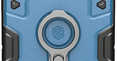 Capa Anti Impacto Nillkin Modelo Camshield Armor Pro Magnetic Compatível com iPhone 14 Pro Max (6.7 Pol) (Azul)