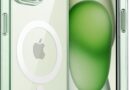 JETech Capa Magnética para iPhone 15 6,1 Polegadas Compatível com o Carregamento sem fio MagSafe, Case para Celular à Prova de Choque, Capinha Parte Traseira Claro Anti-Riscos (Verde)