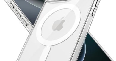 JETech Capa Magnética para iPhone 16 Pro Max 6,9 Polegadas Compatível com MagSafe, Case Protetora de Telefone à Prova de Choque, Capinha Parte Traseira Transparente Anti-Riscos (Claro)