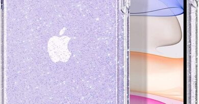 Spigen Capa Liquid Crystal Glitter Projectada para Apple iPhone 11 – Quartzo Transparente